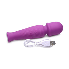 GOSSIP 10X SILICONE VIBRATING WAND - VIOLET