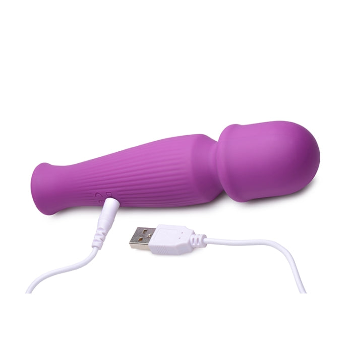 GOSSIP 10X SILICONE VIBRATING WAND - VIOLET