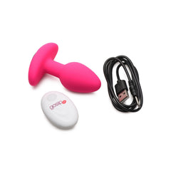 GOSSIP POP ROCKER 10 X RECHARGEABLE BUTT PLUG - MAGENT