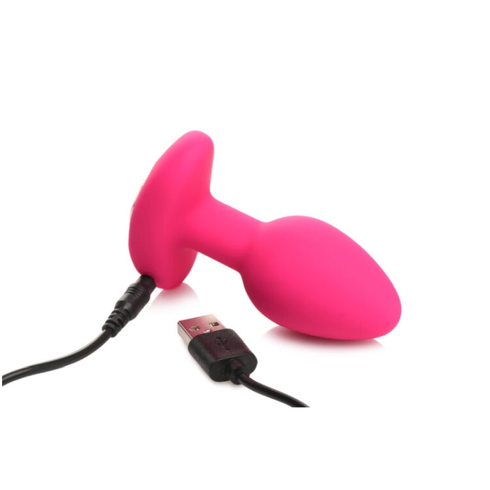 GOSSIP POP ROCKER 10 X RECHARGEABLE BUTT PLUG - MAGENT