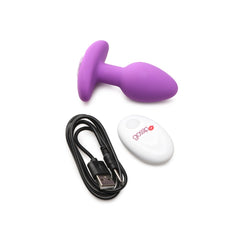 GOSSIP POP ROCKER 10 X RECHARGEABLE BUTT PLUG - VIOLET