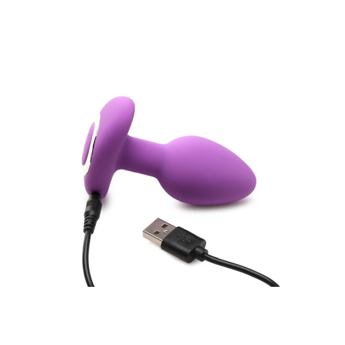 GOSSIP POP ROCKER 10 X RECHARGEABLE BUTT PLUG - VIOLET