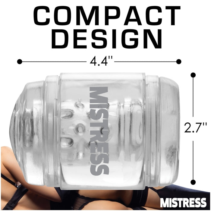 MASTURBATOR CLEAR MISTRESS DOUBLE SHOT MOUTH/PUSSY MIN