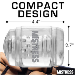 MASTURBATOR CLEAR MISTRESS DOUBLE SHOT MOUTH/PUSSY MIN