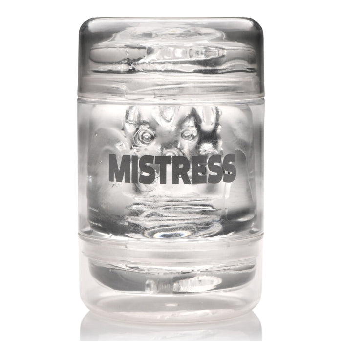 MASTURBATOR CLEAR MISTRESS DOUBLE SHOT MOUTH/PUSSY MIN