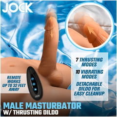 MALE MASTURBATOR JOCK W/ THRUSTING DILDO