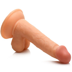DILDO W/ BALLS LIGHT 6.75" JOCKS FOOTBALL PLAYER FRANK