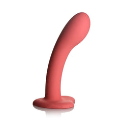 SIMPLY SWEET 7" G-SPOT SILICONE DILDO - PINK