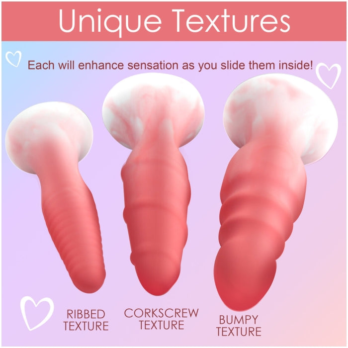 ANAL PLUG BLUE SIMPLY SWEET SILICONE SET