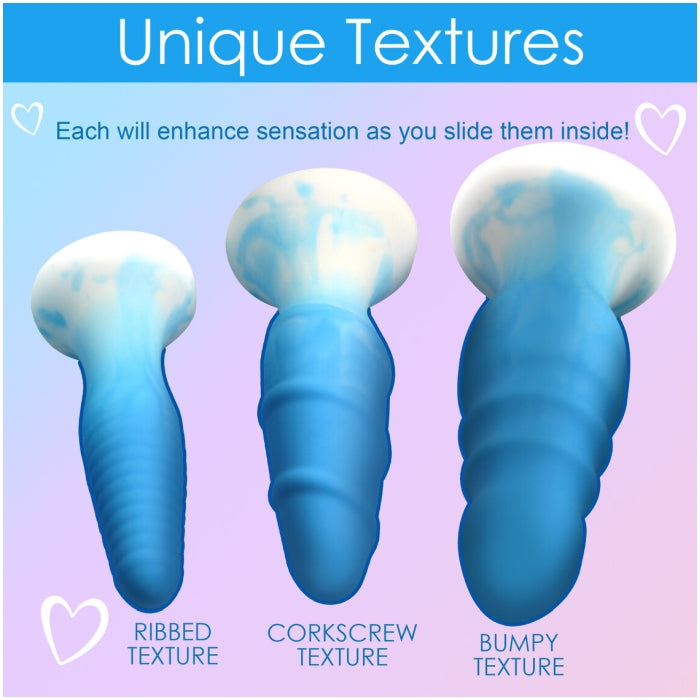 ANAL PLUG PINK SIMPLY SWEET SILICONE SET