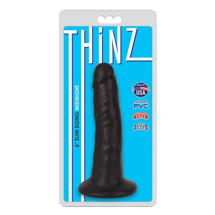 THINZ 6IN SLIM DONG - MIDNIGHT