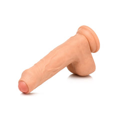 DILDO 7" LIGHT THINZ UNCUT W/ BALLS