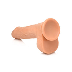DILDO 7" LIGHT THINZ UNCUT W/ BALLS