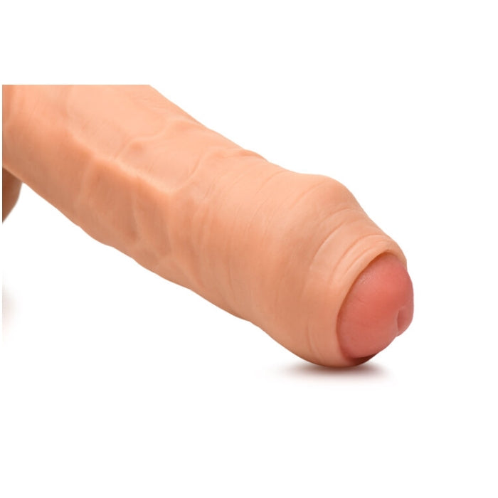 DILDO 7" LIGHT THINZ UNCUT W/ BALLS