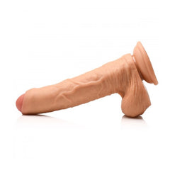 DILDO 8" LIGHT THINZ UNCUT W/ BALLS