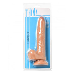DILDO 8" LIGHT THINZ UNCUT W/ BALLS