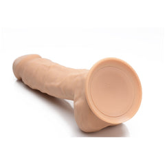 FLESHSTIXXX 8" VIBE SILICONE DILDO W/ BALLS