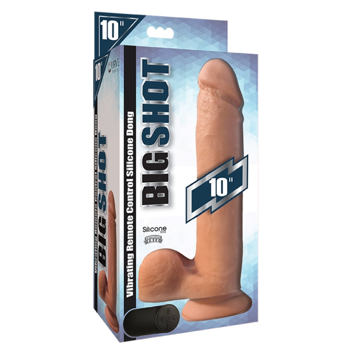 BIG SHOT 10" WITH BALLS SILICONE