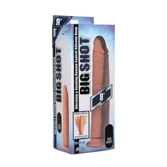 BIG SHOT 9" LIQUID SILICONE ROTATING DILDO W/OUT BALLS