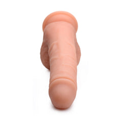 BIG SHOT 8" LIQUID SILICONE ROTATING DILDO W/ BALLS