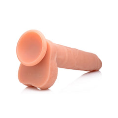 BIG SHOT 8" LIQUID SILICONE ROTATING DILDO W/ BALLS