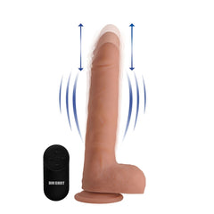 BIG SHOT 8" LIQUID SILICONE THRUSTING DILDO W/ BALLS