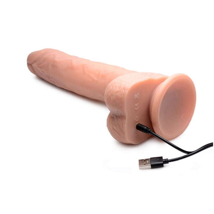 BIG SHOT 8" LIQUID SILICONE THRUSTING DILDO W/ BALLS