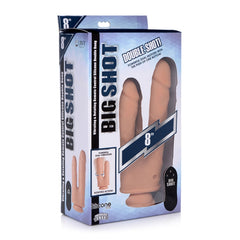 BIG SHOT 8" DOUBLE SHOT LIQUID SILICONE DOUBLE DILDO