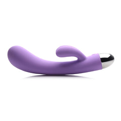 POWER BUNNIES SILKY 10X RECHARGE SILICONE G-SPOT VIBE - PURPLE