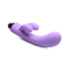 POWER BUNNIES SILKY 10X RECHARGE SILICONE G-SPOT VIBE - PURPLE