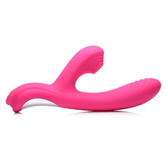 POWER BUNNIES SHUDDERS 30X RECHARGE SUCTION VIBE - MAGENTA