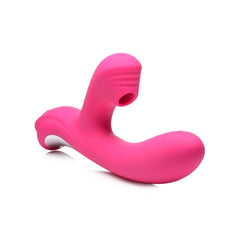 POWER BUNNIES SHUDDERS 30X RECHARGE SUCTION VIBE - MAGENTA