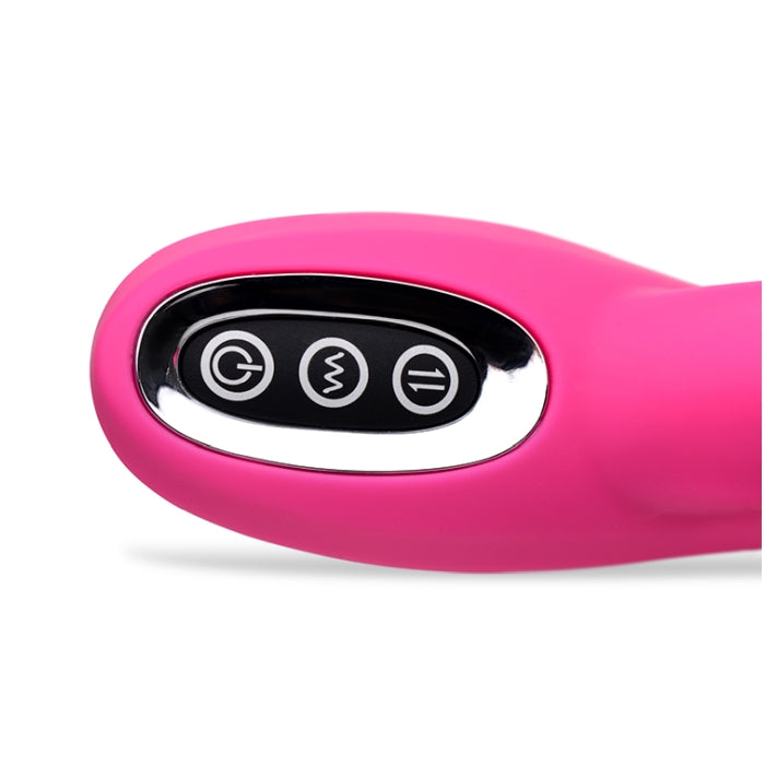 POWER BUNNIES SUCKERS 21X RECHARGE TRIPLE STIMU VIBE - PINK