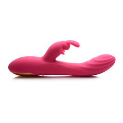 POWER BUNNIES HUGGERS 10X RECHARGE SILICONE RABBIT - PINK