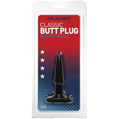 BUTT PLUG, BLACK, SMALL