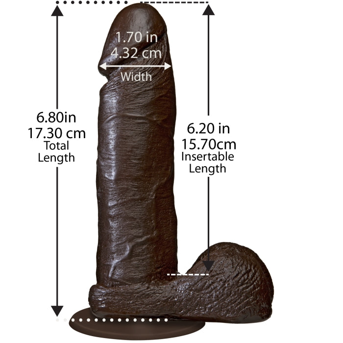 REALISTIC COCK - BLACK 6