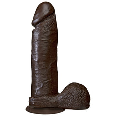 THE REALISTIC COCK 8IN - BLACK
