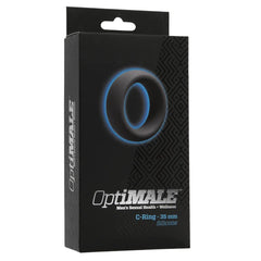 COCK RING 35MM BLACK OPTIMALE SILICONE