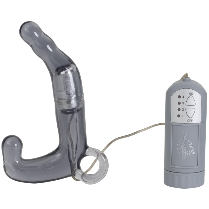 MEN'S PLEASURE WAND CHARCOAL WP MULTI-SPEED