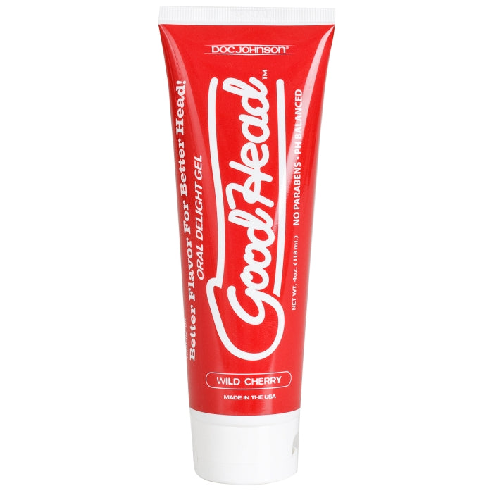 GOODHEAD - ORAL DELIGHT GEL - 4 OZ TUBE - WILD CHERRY