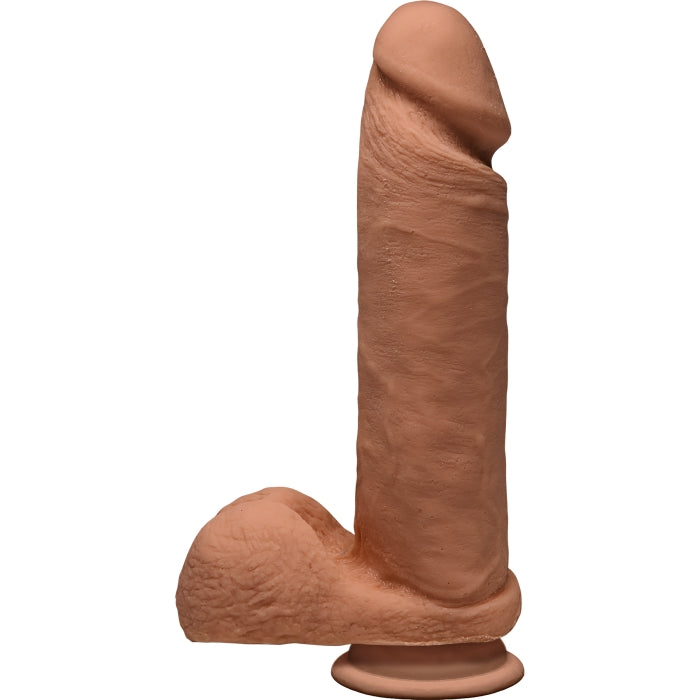 THE D PERFECT D 8" W/ BALLS - ULTRASKYN - CARAMEL