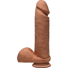 THE D PERFECT D 8" W/ BALLS - ULTRASKYN - CARAMEL