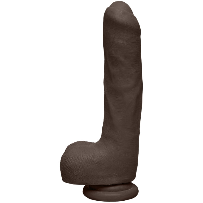 THE D UNCUT D 9" W/ BALLS - ULTRASKYN - CHOCOLATE