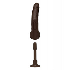 DILDO 12" CHOCOLATE SAFAREE SAMUELS ANACONDA VIBE ULTR
