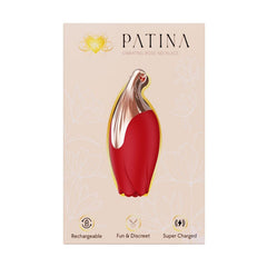 PATINA ROSE NECKLACE - RED