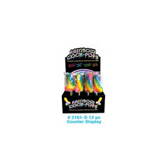 CANDY COCK POP 12PCS THE RAINBOW DISPLAY