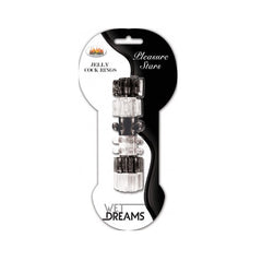 PLEASURE STARS JELLY RINGS COCK RING 6PC SET
