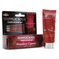 NIPPLICIOUS-NIPPLE AROUSAL GEL 1OZ-STRAWBERRY CUPCAKE