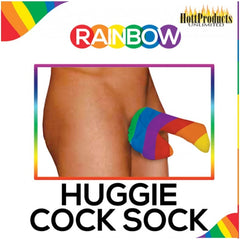 RAINBOW 'HUGGIE' MENS COCK SOCK