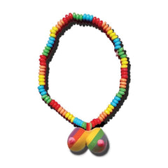 CANDY BOOBIE NECKLACE RAINBOW